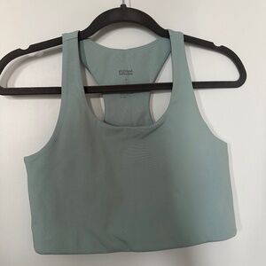 Girlfriend Collective Paloma Racerback Bra in Glass, size M